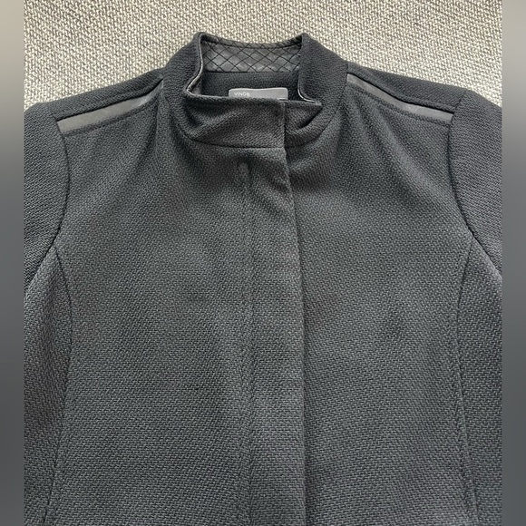 Vince Black Tailored Blazer Cropped Jacket - Picture 10 of 16